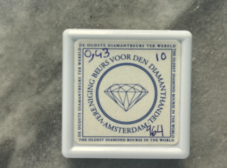 Diamant – 0.43 carat natuurlijke paarse diamant